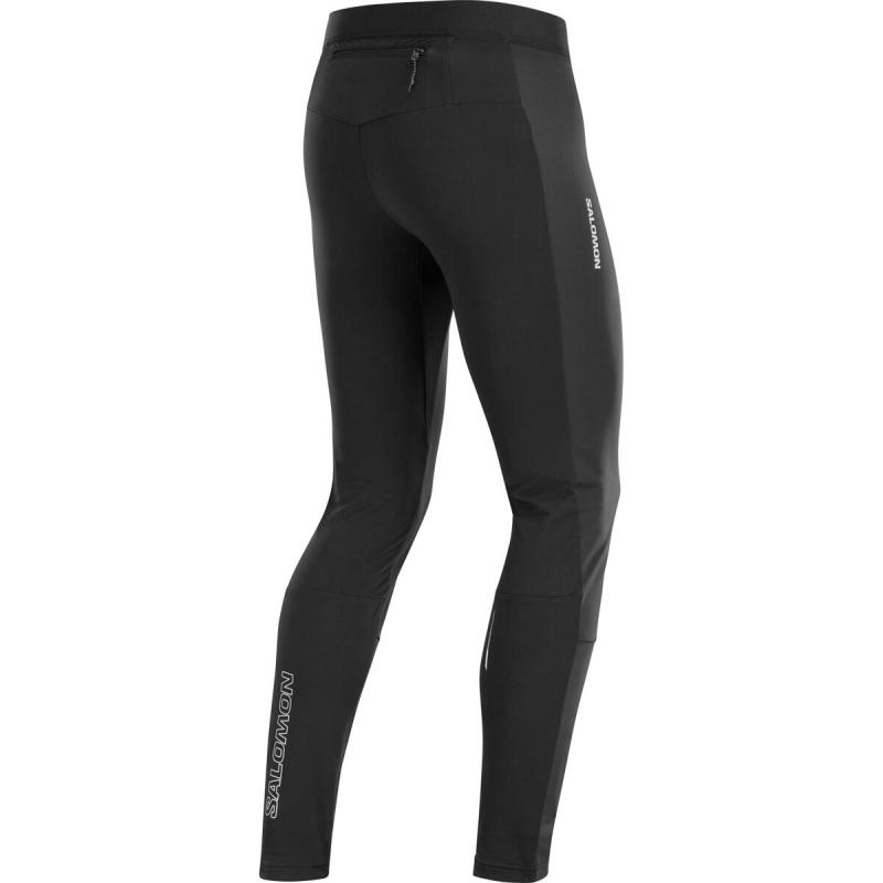 Pánske bežecké nohavice GORE-TEX® SSHELL TIGHTS M DEEP