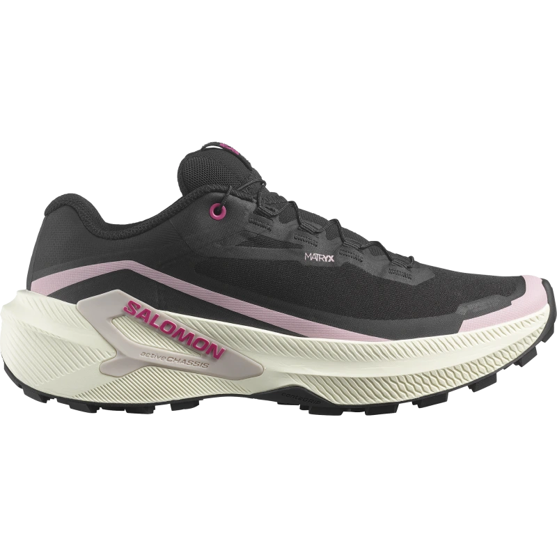 Nepremokavá dámska bežecká obuv Salomon GENESIS 2 GTX W Black / Vanilla Ice