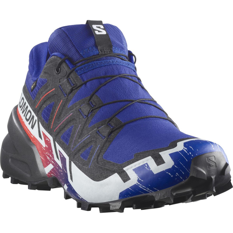 Pánska trailová obuv Salomon SPEEDCROSS 6 GTX EQUIPE Surf W/Fird 1