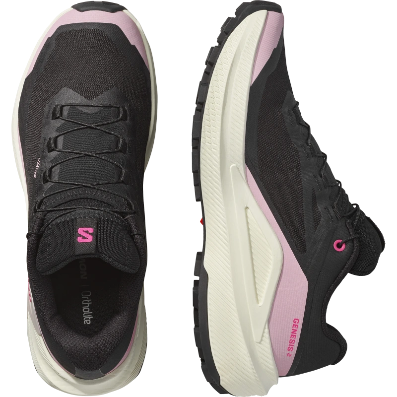 Nepremokavá dámska bežecká obuv Salomon GENESIS 2 GTX W Black / Vanilla Ice 5