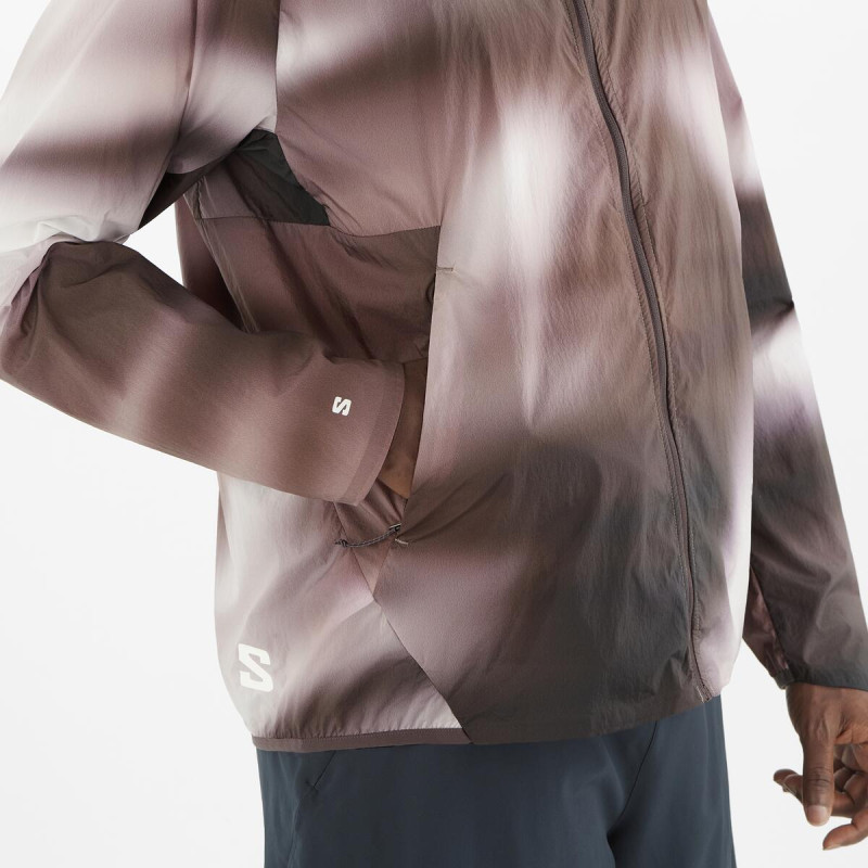Bežecká bunda Salomon SHKout FLY JKT GFX M IRON 3
