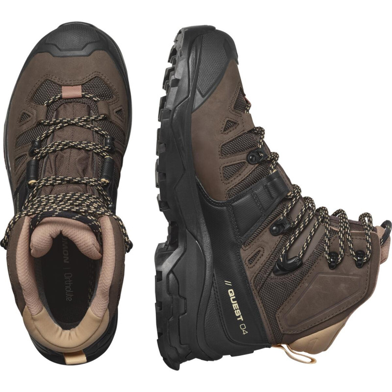 Dámska turistická obuv Salomon QUEST 4 GTX W Magnet / Black / Sun Kiss 5