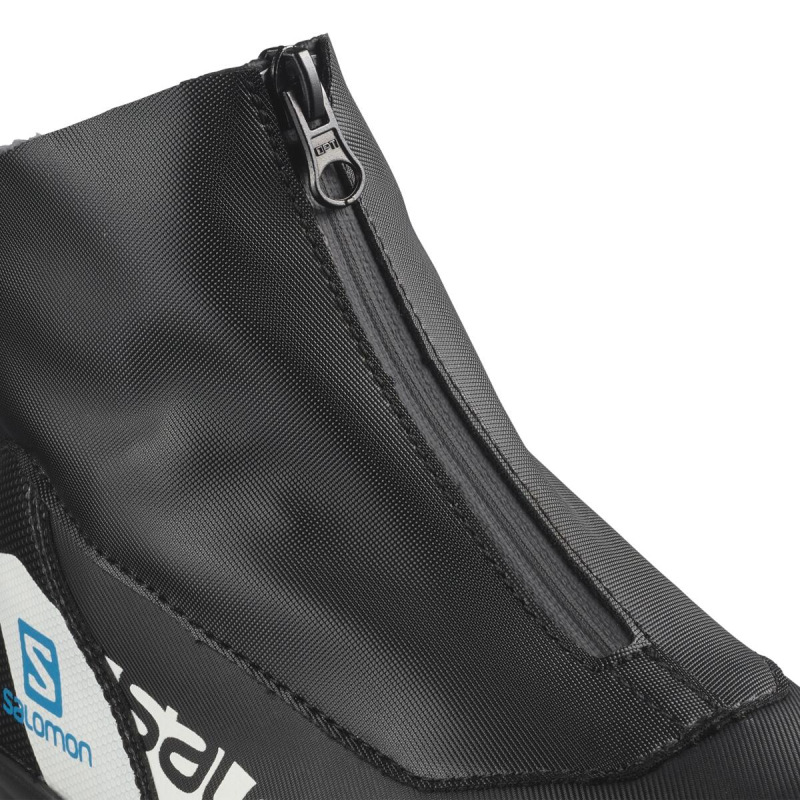 Detská bežkárska obuv Salomon RC JR BLACK/BLUE 3