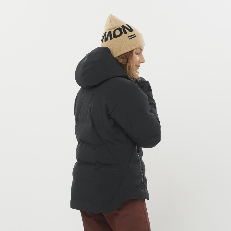 Dámska bunda SALOMON ALPENFLOW DOWN JACKET W DEEP BLACK 3