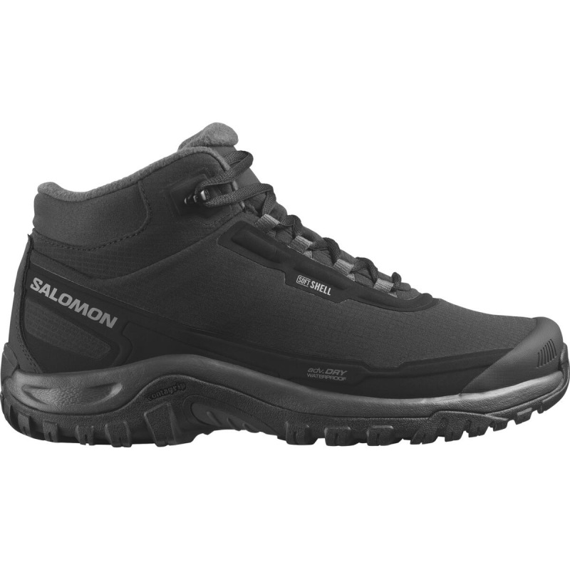 Pánska zimná obuv Salomon SHELTER CS WP Black / Asphalt / Castlerock