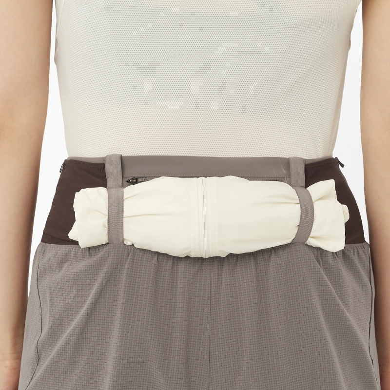 Dámske bežecké nohavice Salomon SENSE AERO 2IN1 TRAIL 5W IRON 3