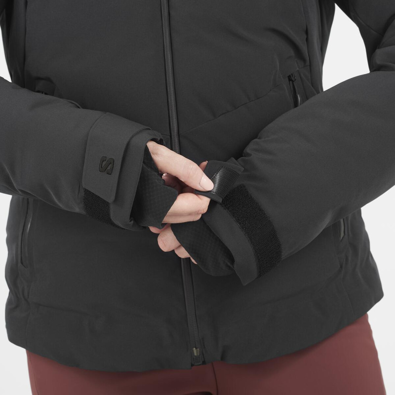 Dámska bunda SALOMON ALPENFLOW DOWN JACKET W DEEP BLACK 6