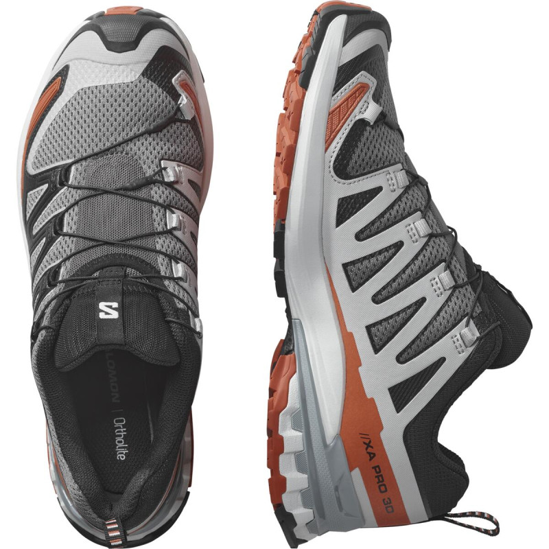 Pánska trailová obuv Salomon XA PRO 3D V9 Clrock/Black/Burnt Och 5