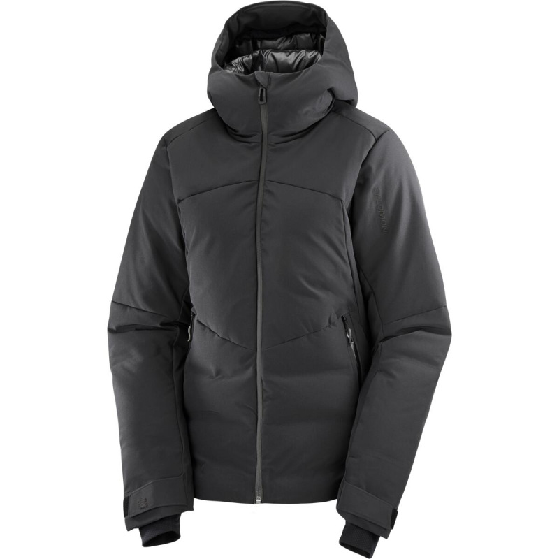 Dámska bunda SALOMON ALPENFLOW DOWN JACKET W DEEP BLACK