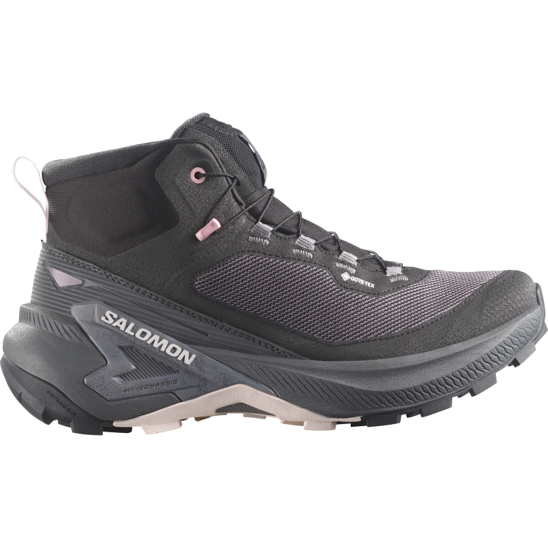 Dámska outdoorová obuv Salomon GENESIS MID GTX W Black / Dawn Pink