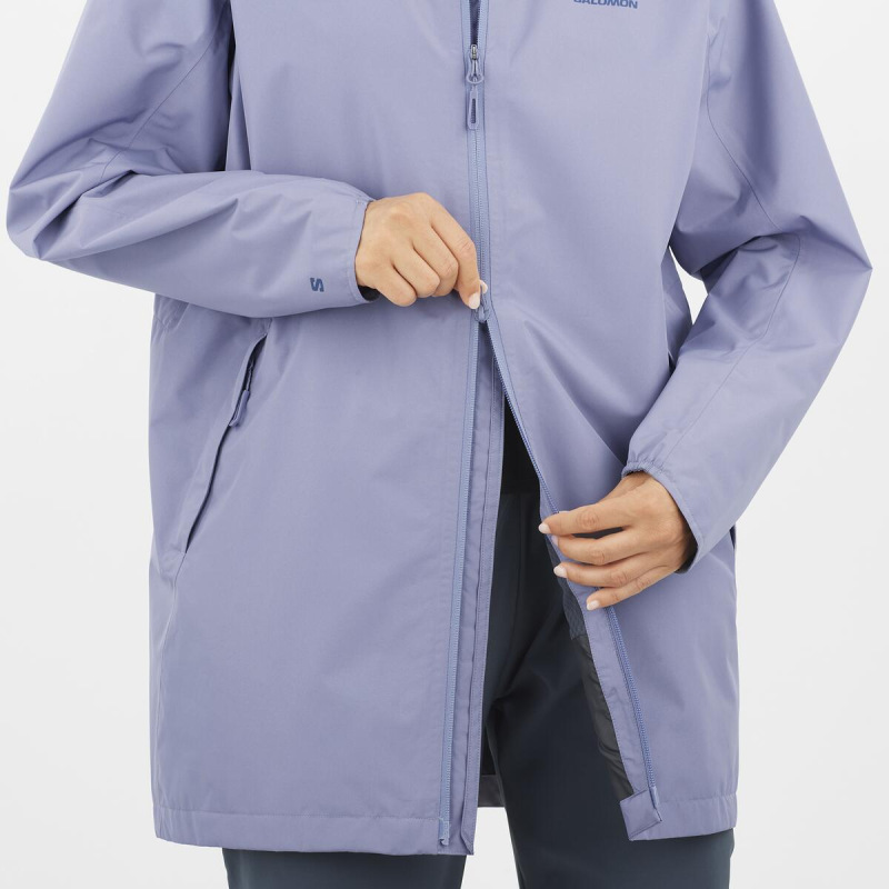 Bunda SALOMON OUTSCAPE 2L LONG JKT S W blue granite 5