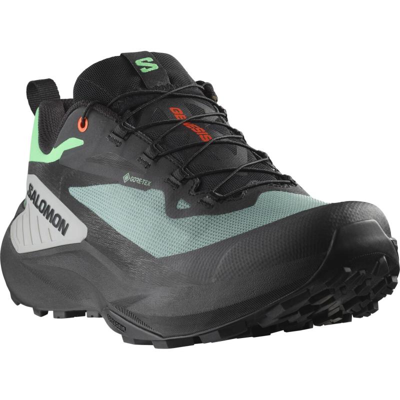 Nepremokavá bežecká obuv Salomon GENESIS GTX Noat/Black/Shskin