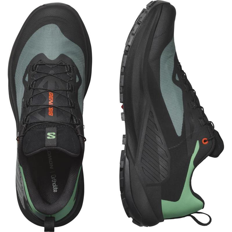 Nepremokavá bežecká obuv Salomon GENESIS GTX Noat/Black/Shskin