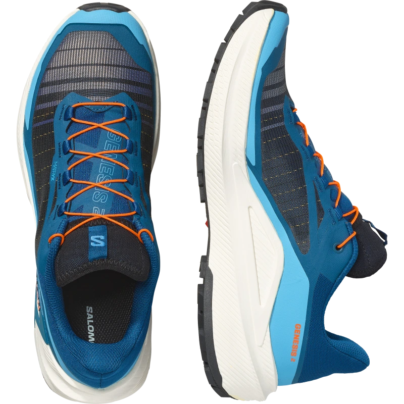 Bežecká obuv Salomon GENESIS 2 Gibraltar Sea / Vanilla Ice 4