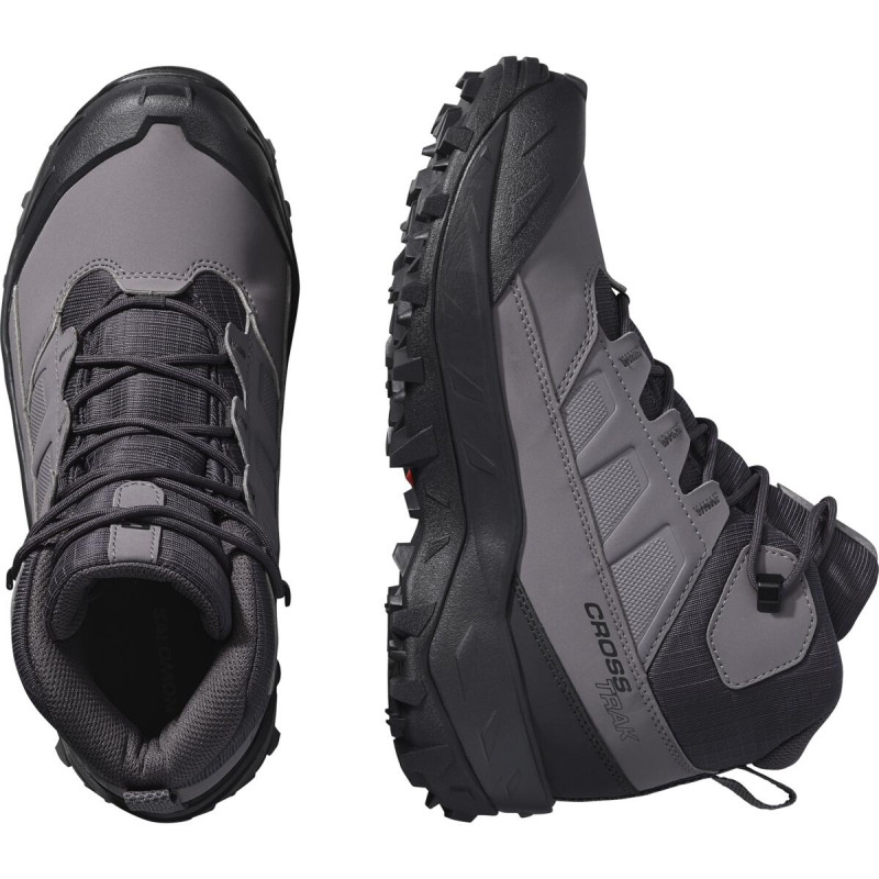 Dámska zimná obuv Salomon CROSSTRAK WP W 9 Iron/Excali/Phantm 5