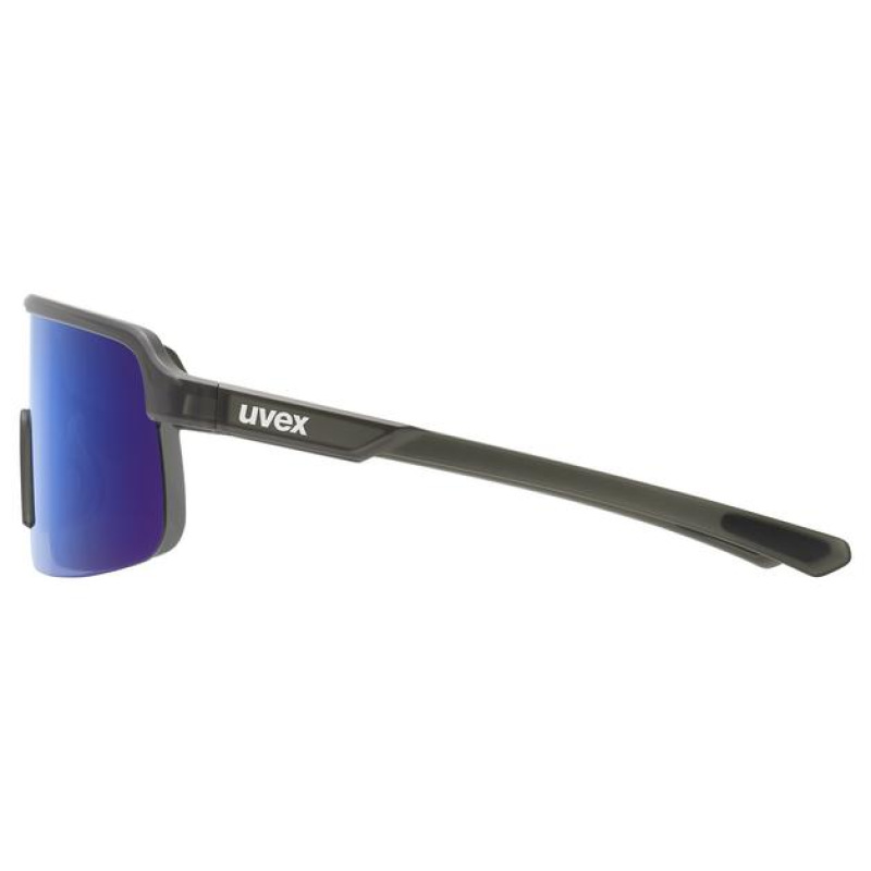 Slnečné okuliare UVEX DYRT black matt/mir.blue 4