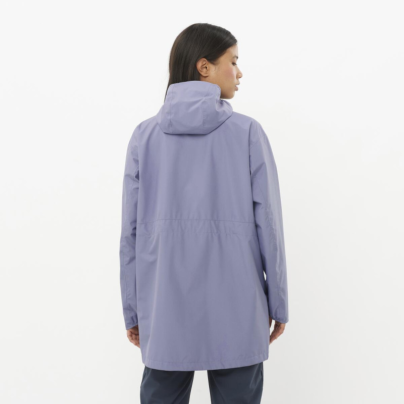 Bunda SALOMON OUTSCAPE 2L LONG JKT S W blue granite 2