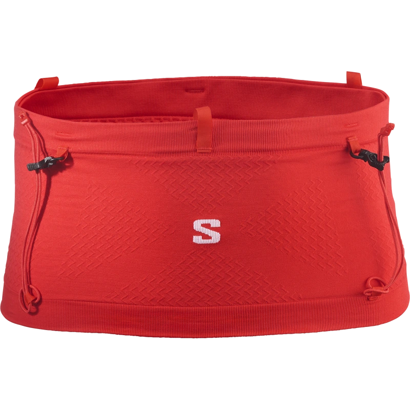 Bežecká ľadvinka Salomon ADV SKIN SEAMLESS BELT FLAME SCARLET / WHITE 1