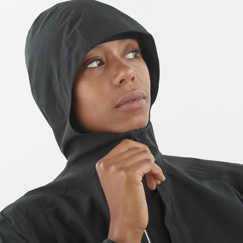 Dámska bežecká bunda Salomon BONATTI TRAIL JKT W DEEP BLACK 3