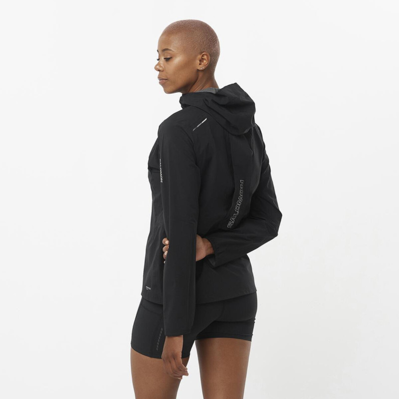 Dámska bežecká bunda Salomon BONATTI TRAIL JKT W DEEP BLACK 2