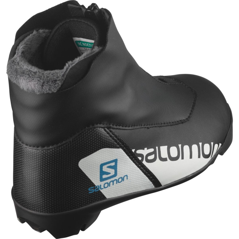 Detská bežkárska obuv Salomon RC JR BLACK/BLUE 1