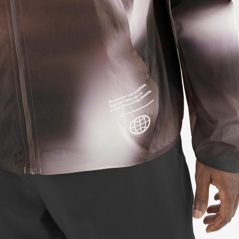 Bežecká bunda Salomon SHKout FLY JKT GFX M IRON 2