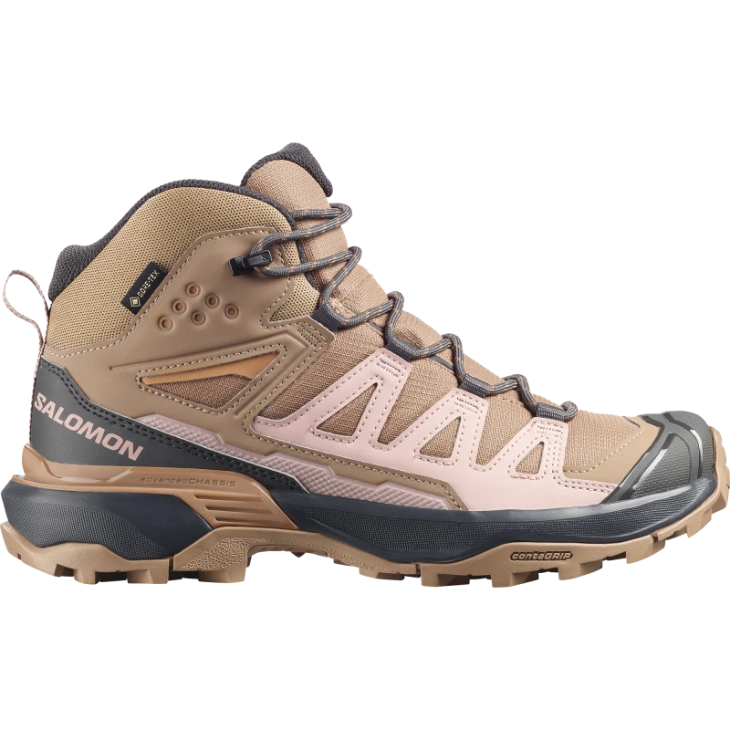 Dámska outdoorová obuv SalomonX ULTRA 360 MID GTX W Burro/Shadow Gray
