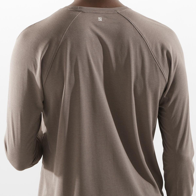 Pánske bežecké tričko Tričko SHKout CORE LS TEE M IRON 4