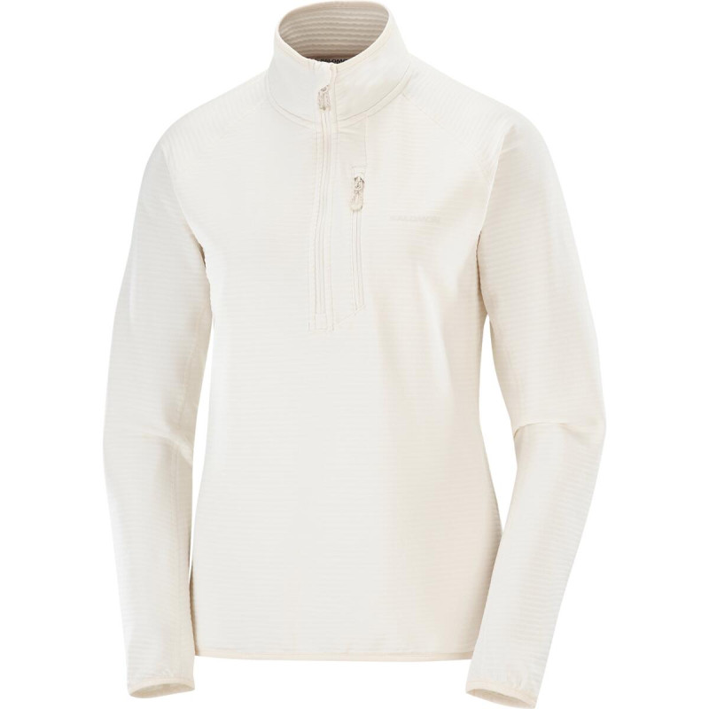 Dámska stredná vrstva Salomon SNTIAL LIGHTWARM HZ W WHISPER WHITE
