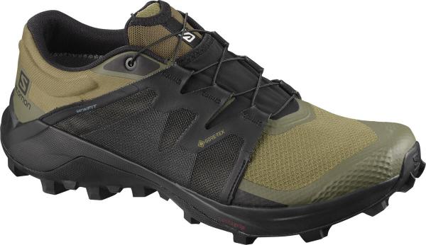 Pánska trailová obuv Salomon WILDCROSS GTX Martini Olive / Black / Olive Night