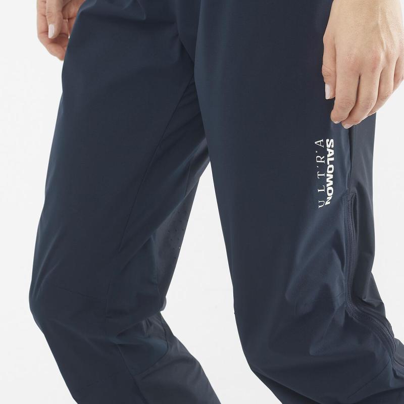 Nepremokavé nohavice SALOMON S/LAB ULTRA HYB PANTS U Night Sky