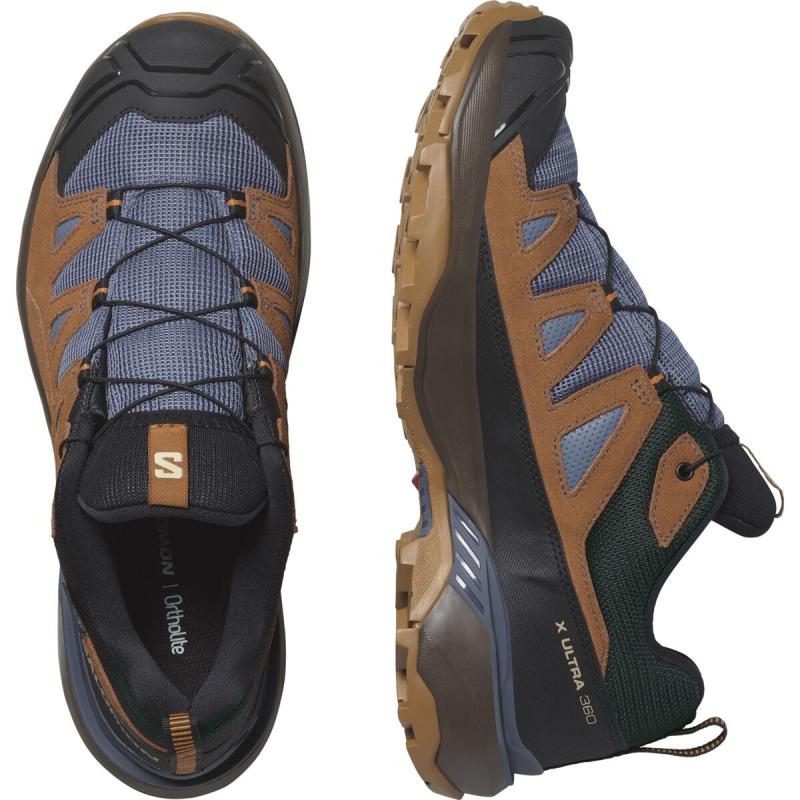 Pánska outdoorová obuv Salomon X ULTRA 360 LTR GTX Grisai/Caramel 5