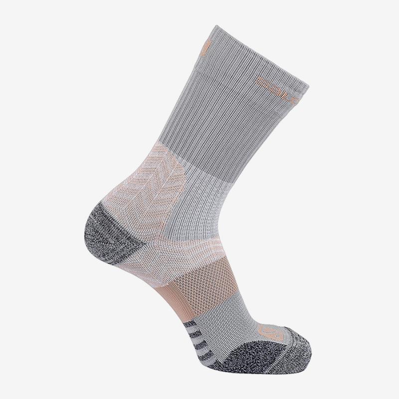 Ponožky Salomon OUTPATH MID Light Grey / Desert