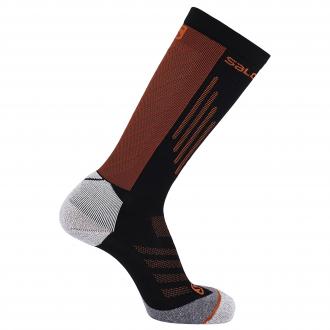 Ponožky COMPRESSION FieryRed/Black