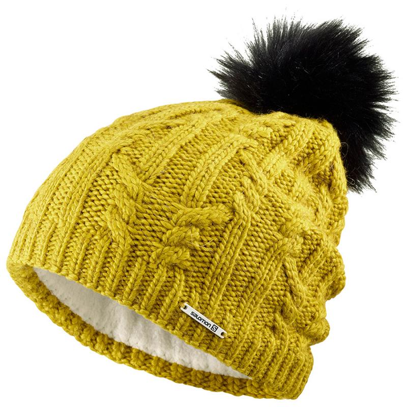 Čiapka Salomon IVY BEANIE Golden Palm