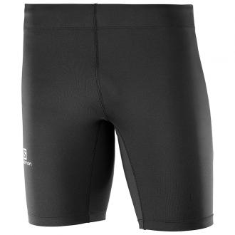 Bežecké nohavice Salomon AGILE SHORT TIGHT M Black