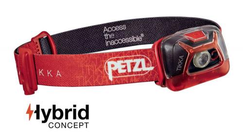 Čelovka PETZL TIKKA - Červená