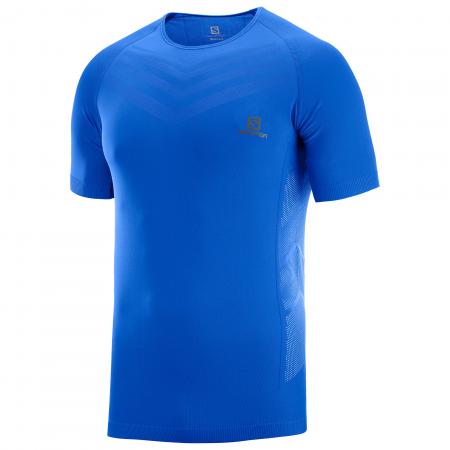 Salomon bežecké tričko SENSE PRO TEE M Nautical Blue