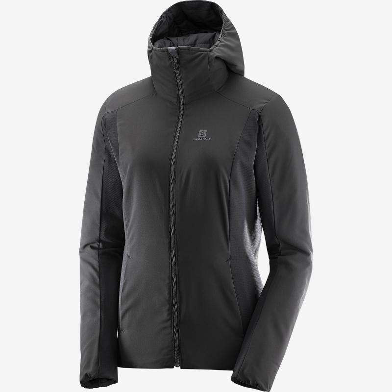 Dámska vetrovka SALOMON DRIFTER MID HOODIE W Bk