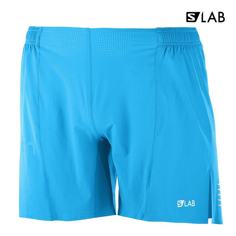 Pánske bežecké trenky Salomon S/LAB SHORT 6 M Transcend Blue