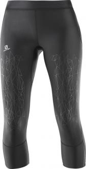 Nohavice Salomon INTENSITY MID TIGHT W Black