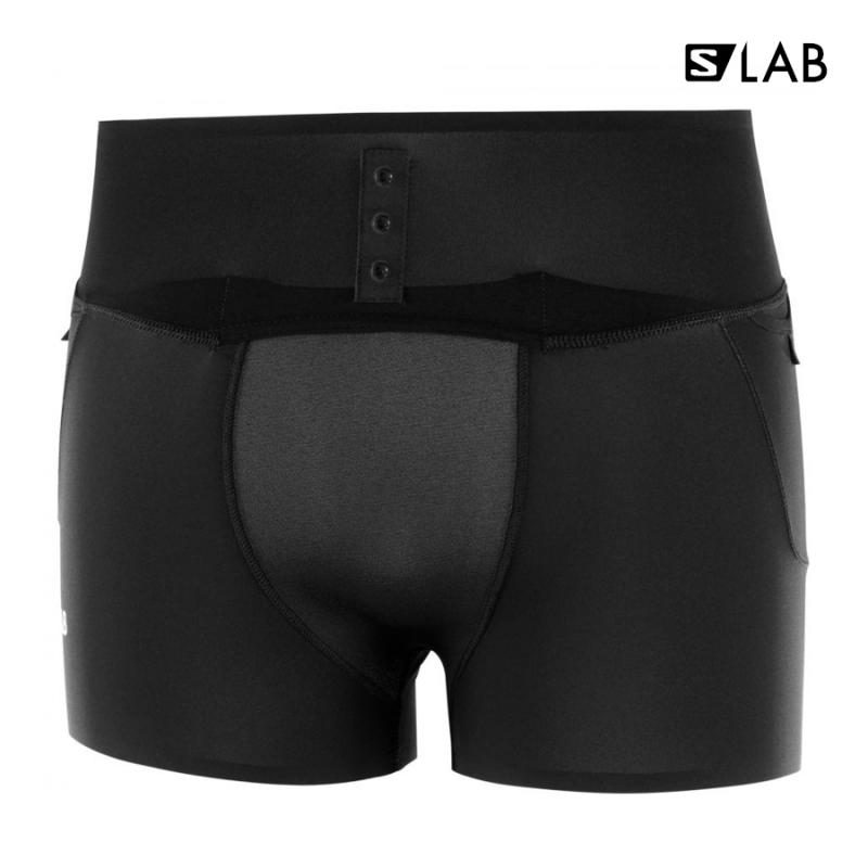 Pánske bežecké nohavice Salomon S/LAB SENSE BOXER M Black