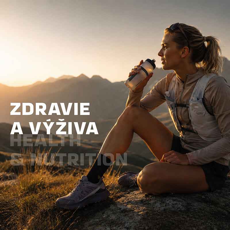 Ambasádorka Salomon v prírode s výživovými doplnkami Sansport