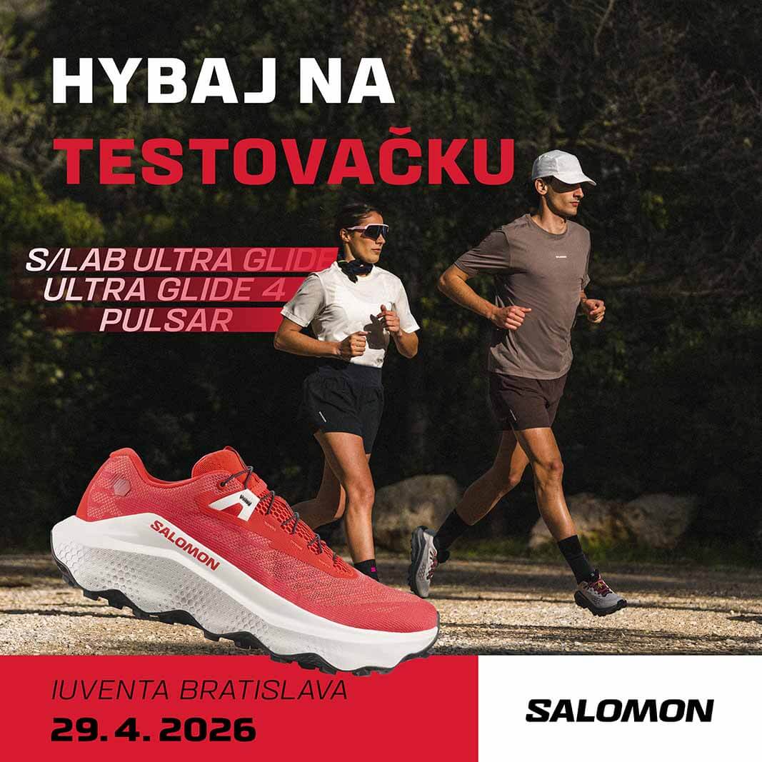Hybaj na testovačku bežeckej obuvi Salomon - Sansport Bratislava