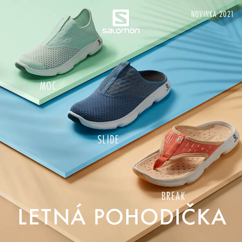 nová kolekcia letnej obuvi salomon - slapky, zabky novinka 2021