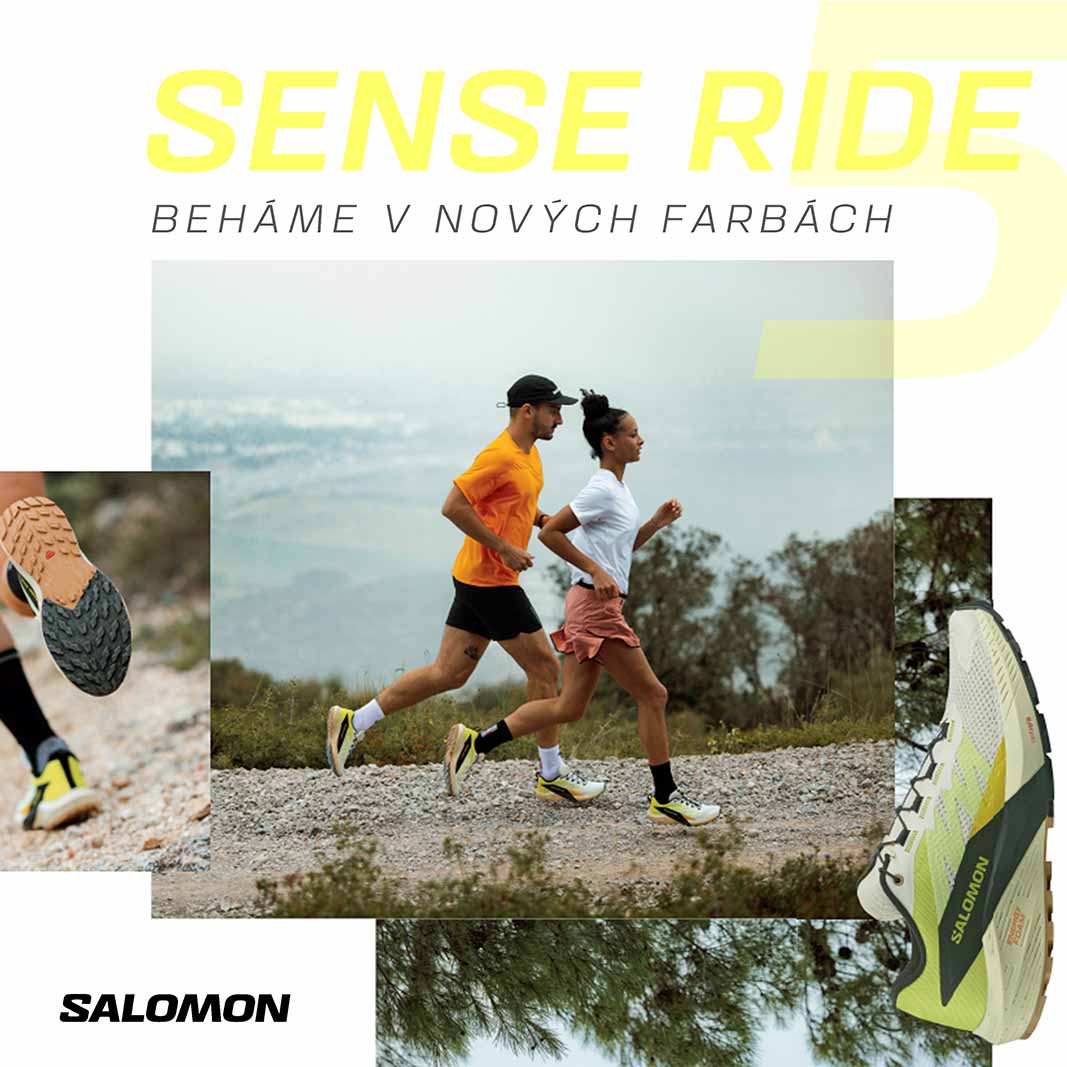 Beháme v nových farbách bežeckých tenisiek Salomon Sense Ride 5