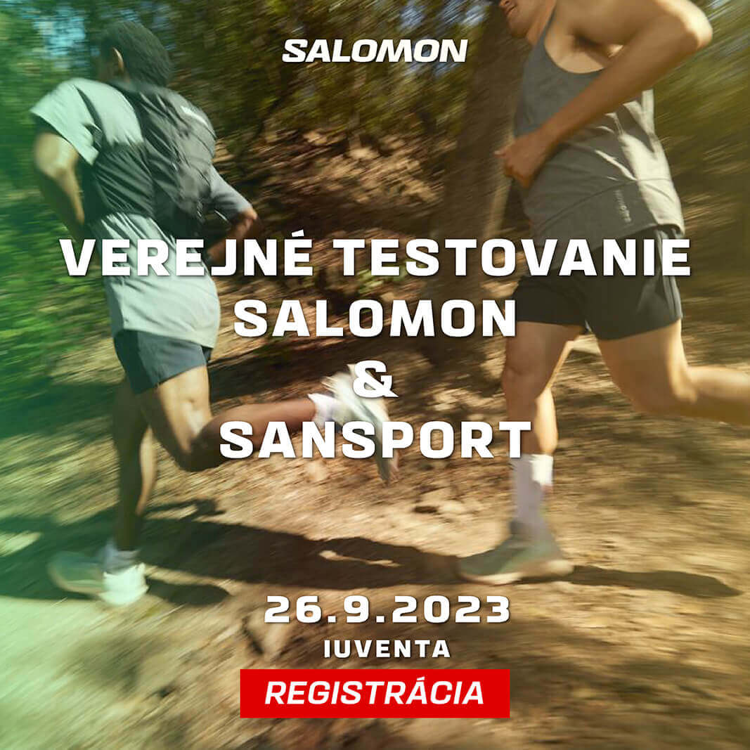 Verejné testovanie obuvi Salomon & Sansport Bratislava - Prihláška