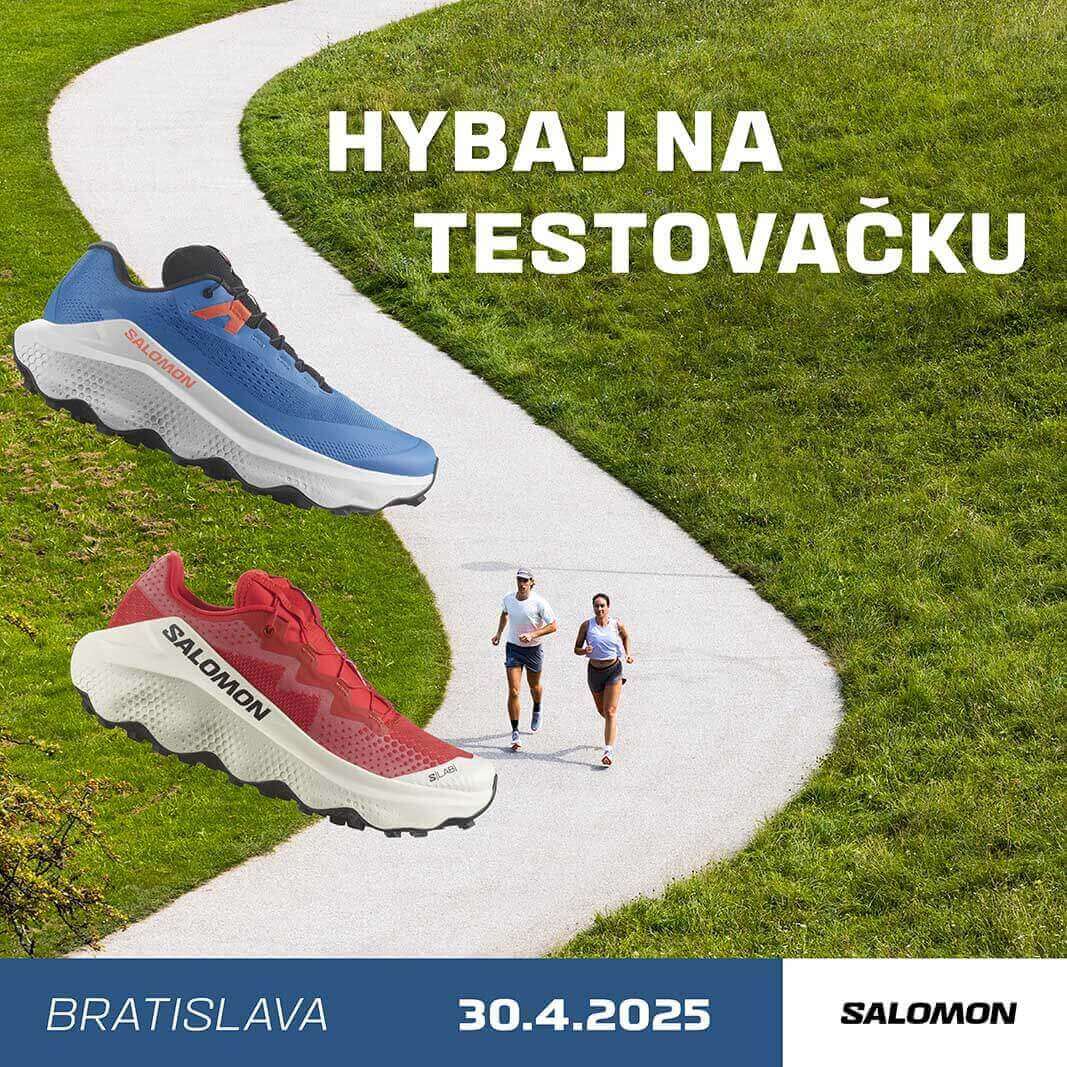 Testovačka obuvi Salomon IUVENTA Bratislava 30.4.2025