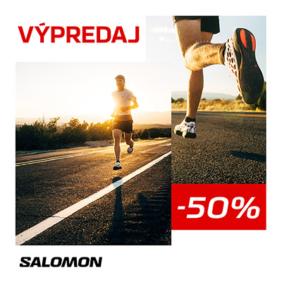 Outlet Salomon obuv a oblecenie vo vypredaji až 50% - Sansport predajňa Bratislava