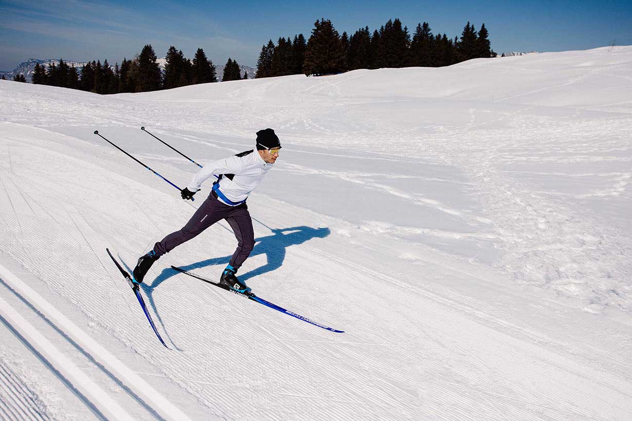 Výstroj na bežecké lyžovanie - lyže, viazanie a obuv na bežky Sansport Bratislava
